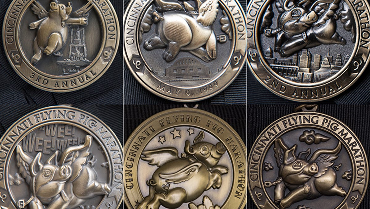 Photos Flying Pig Marathon medals through the years
