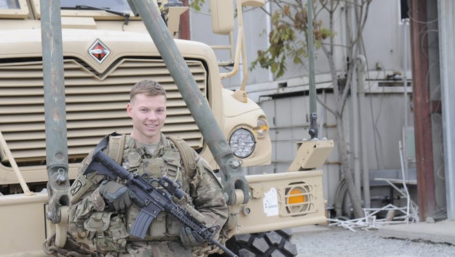 U.S. Army Specialist Brandon  Briedenbach, 22, of Scottsdale.