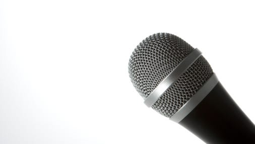 Close-Up Of A Microphone
