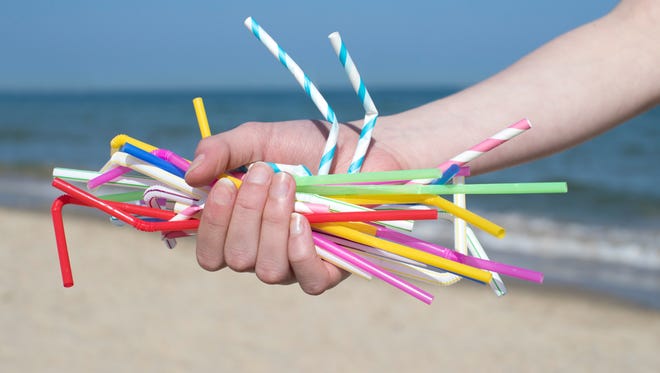 Plastic straws are one of the top 10 plastic items found in beach cleanups every year.