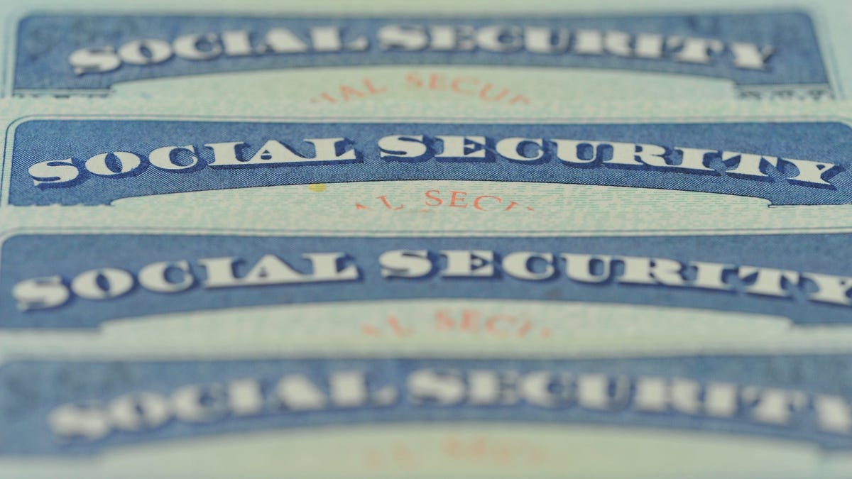 Row of Social Security cards