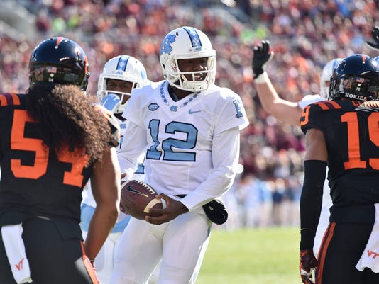 North Carolina Wins Coastal In Frank Beamer S Final Home Virginia