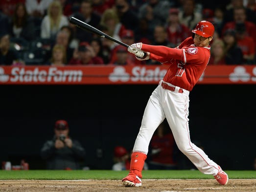 April 6: For the third consecutive game, Shohei Ohtani
