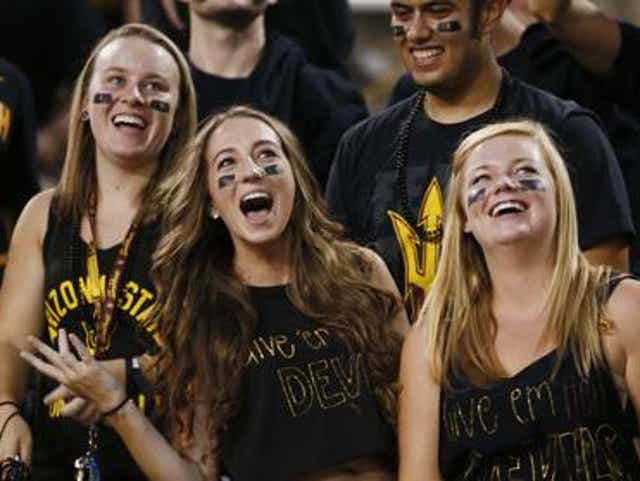 Asu Asks Fans To Not Paint Faces Before Blackout Game