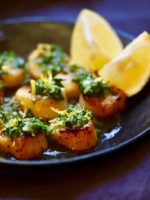 Scallops are more than 80 percent lean protein and are a source of Vitamin B12, magnesium and potassium.