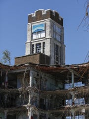 The Mirro tower July 27 in downtown Manitowoc.