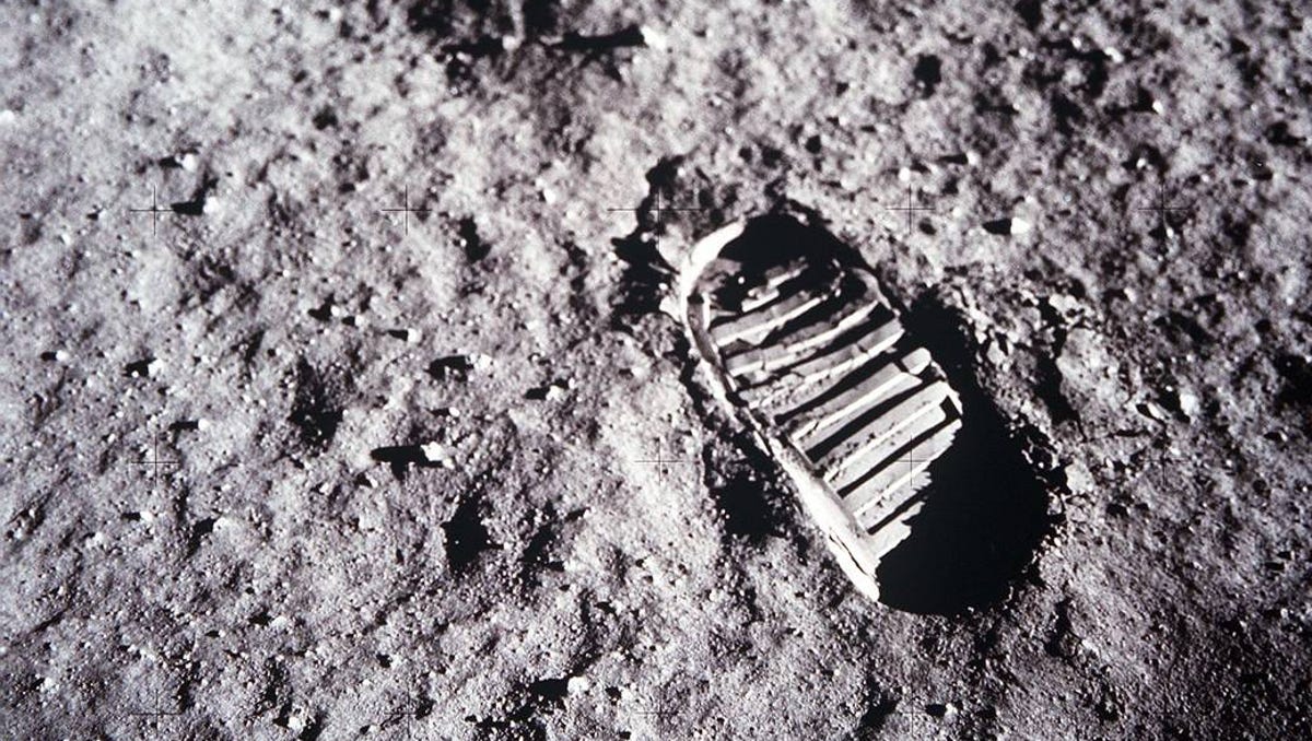 The Apollo 11 moon landing anniversary