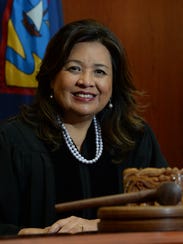 Chief Judge Frances Tydingco-Gatewood is shown in her