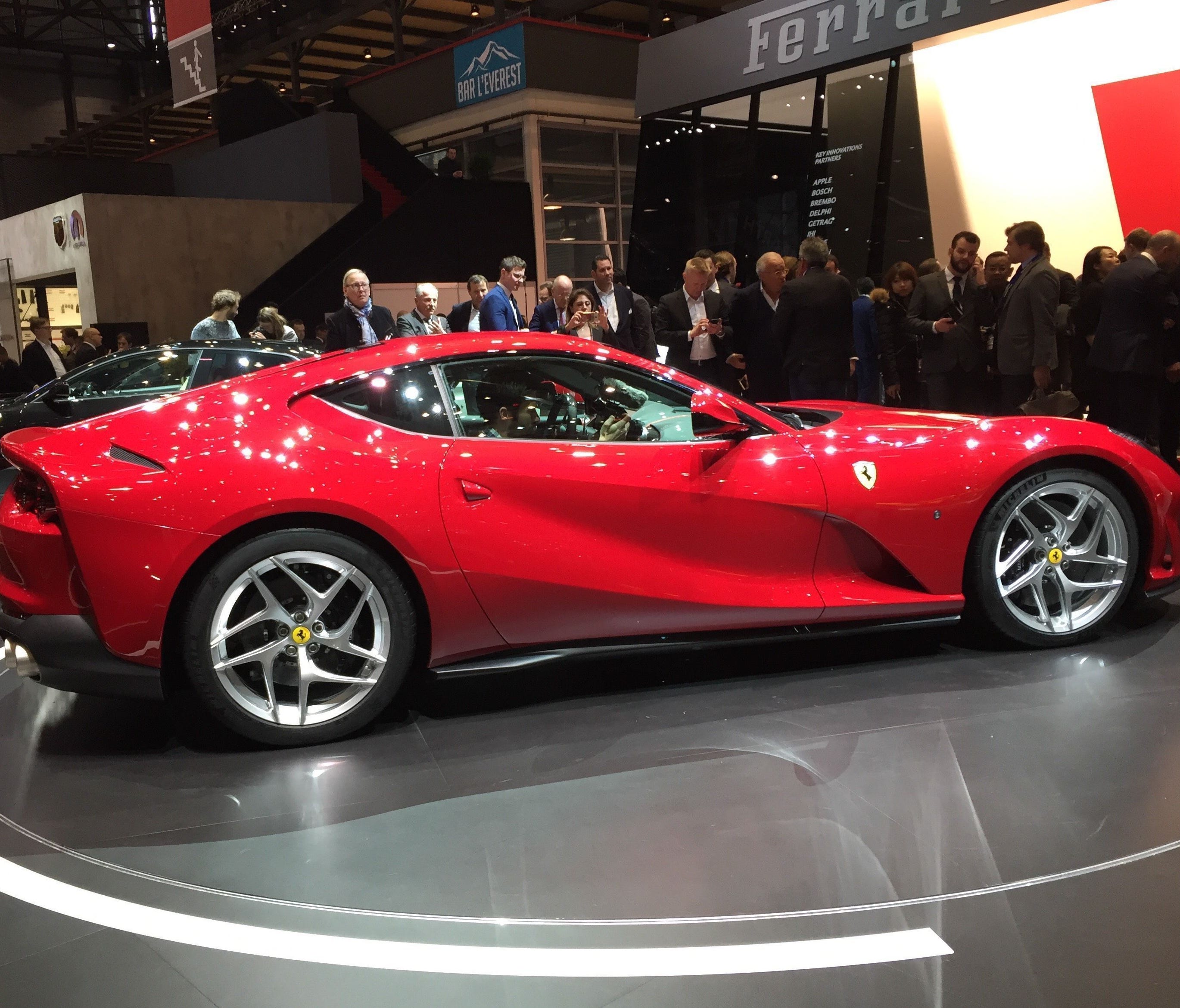 The new Ferrari 812 superfast was unveiled this week at the Geneva International Motor Show.
