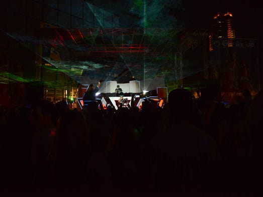 Fans enjoy the final moments of 515 Alive on Saturday
