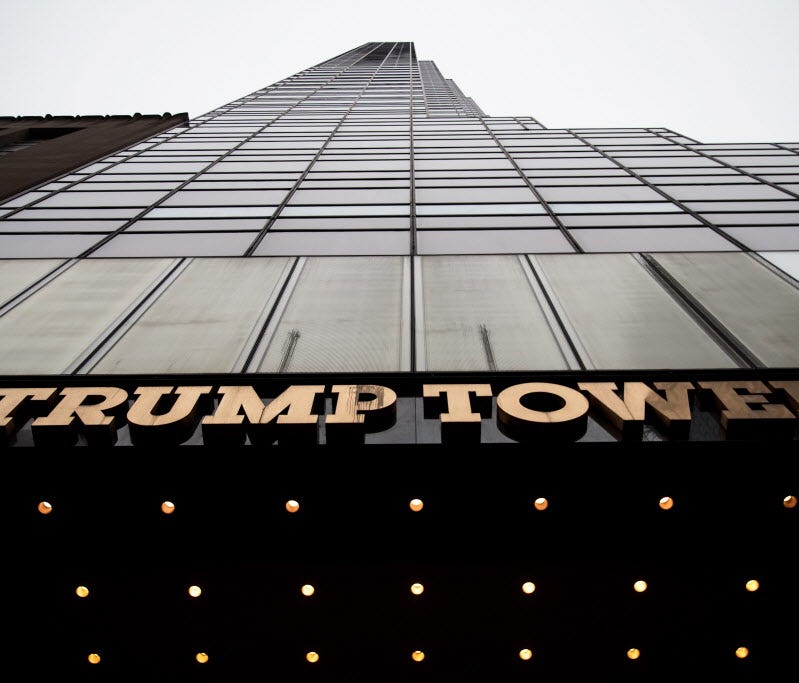 Trump Tower in New York.