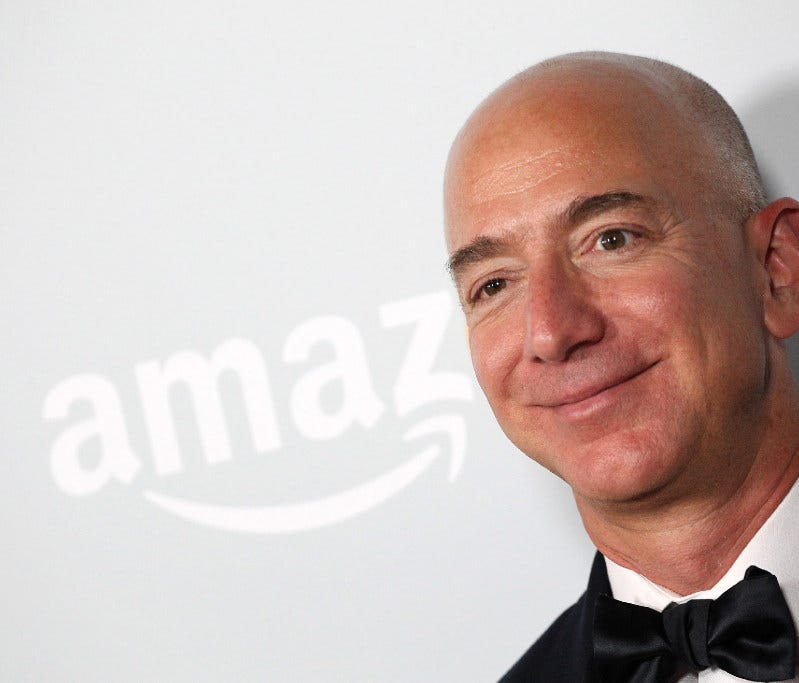 EO of Amazon.com, Inc. Jeff Bezos attends the Amazon Emmy Award afterparty at Sunset Tower, in West Hollywood, California, on September 18, 2016.
