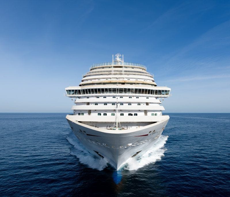 The brand-new Carnival Horizon made its debut in the Mediterranean before sailing for its new homeports in New York and Miami.