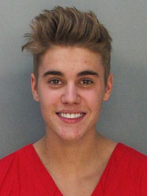 Justin Bieber: The pop singer joined the not-so-highly-esteemed