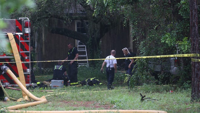 Members of the South Trail Fire District along with members of the Lee County Sheriff's Office are investigating a fire involving a fatality at 6232 Scott Lane in south Fort Myers.
