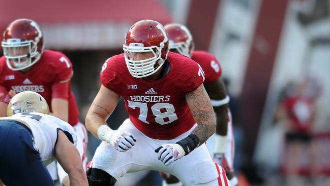 Indiana University offensive tackle Jason Spriggs.