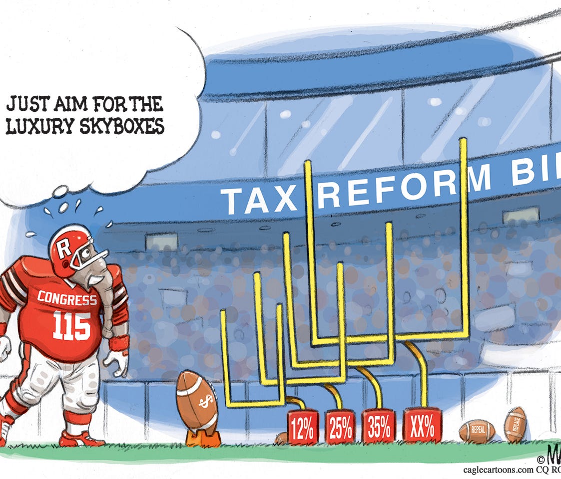 High pressure kick for tax reform