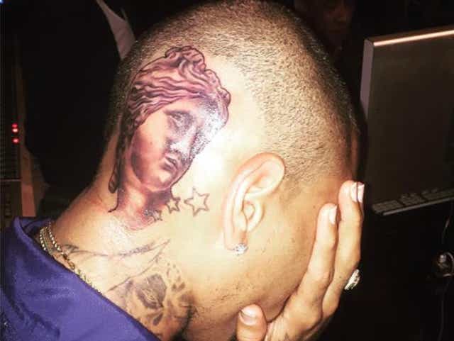 Chris Brown S New Tattoo
