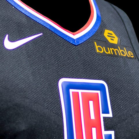 A look at the "Bumble" jersey patch that will be...