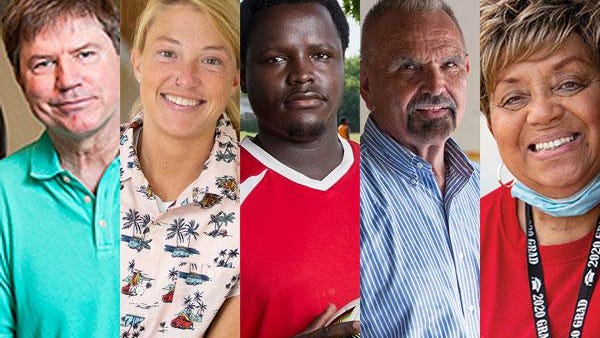The five finalists from the Everyday Heroes class of 2020