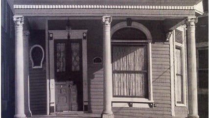 Can you see someone in the window? Adapted from "True Ghost Stories and Eerie Legends from America's Most Haunted Neighborhood" by David Dominé.