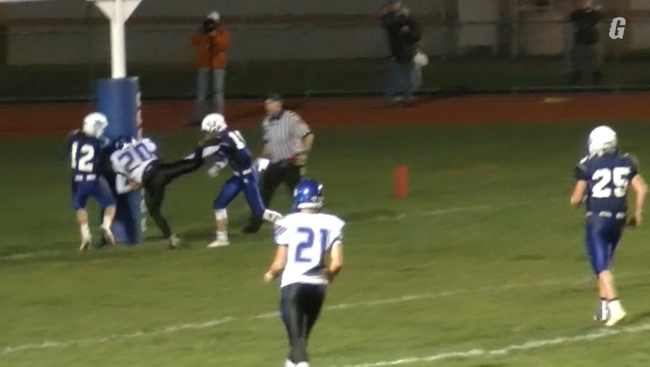 WATCH: Cam Niemeyer shows fancy footwork on TD grab