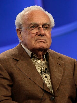 July 30, 2014: Robert Halmi, Sr., of "Tin Man," is seen during the NBC Press Tour in this July 17, 2007 file photo taken in Beverly Hills, California. Halmi died Wednesday in his New York City home at 90, said spokesman Russ Patrick.