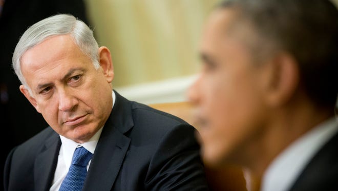 Israeli Prime Minister Benjamin Netanyahu and President Obama.