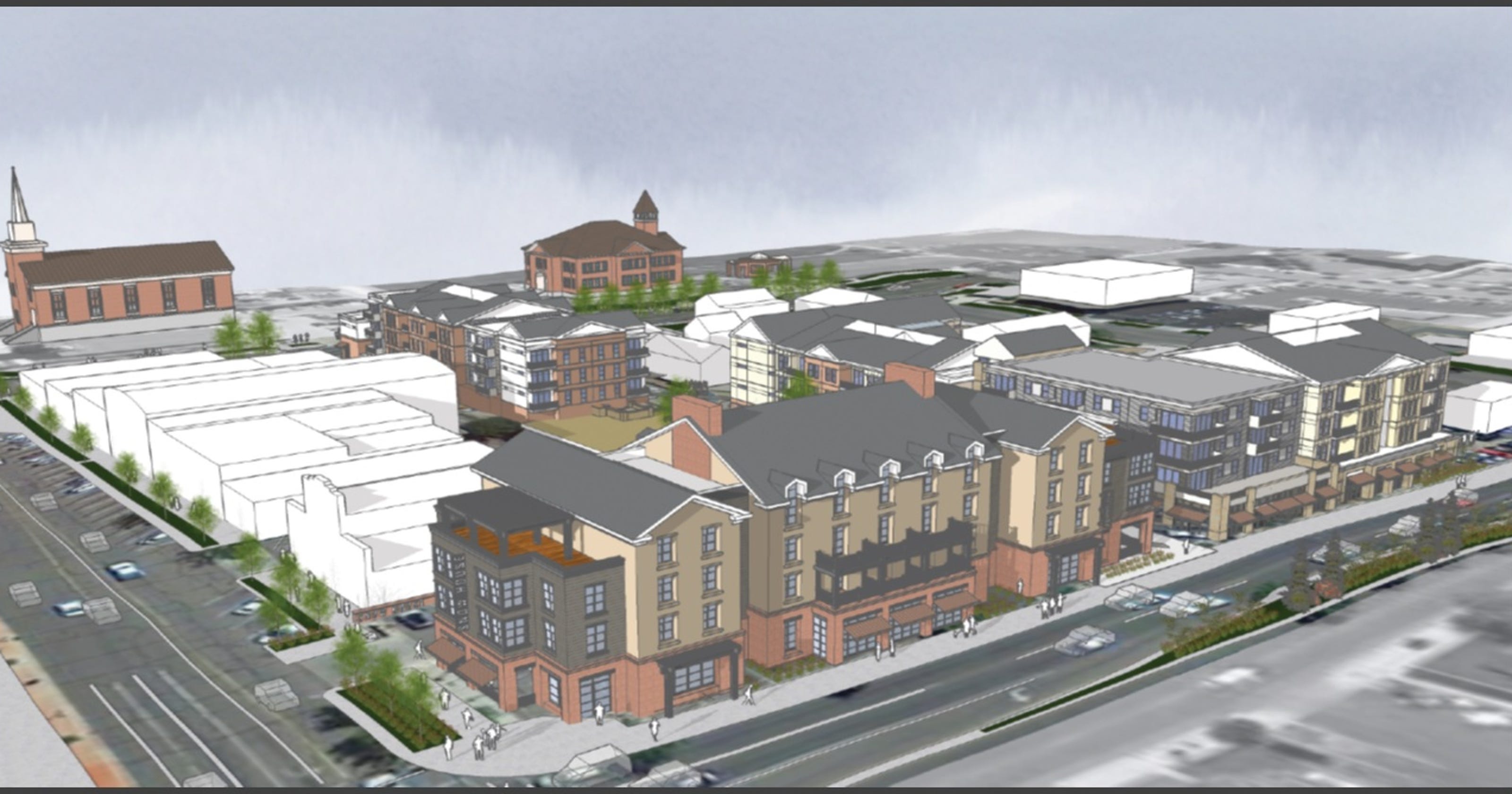 What's being built in downtown St.