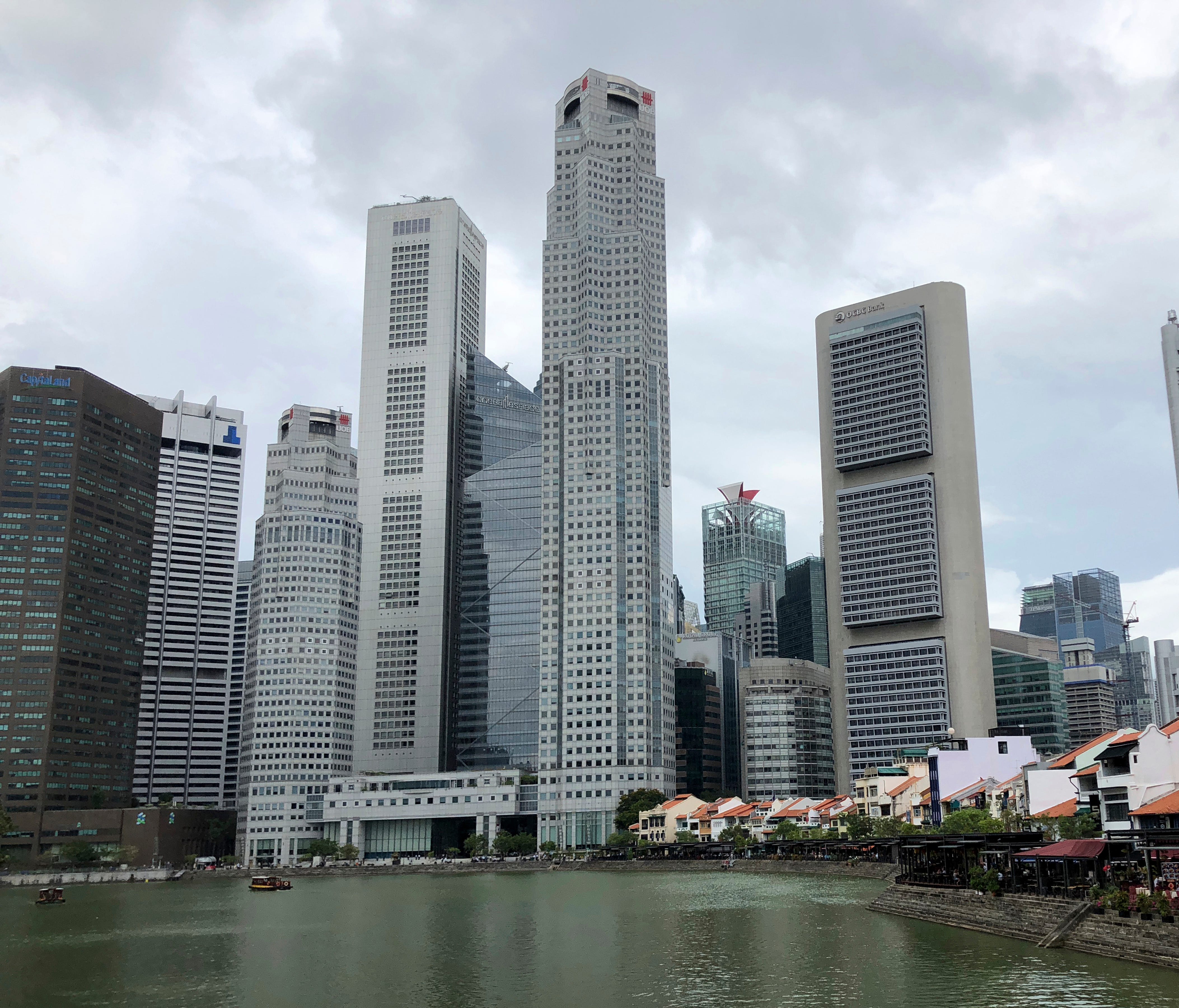 Singapore's financial skyline is seen lining the edge of the Singapore River on Thursday, May 10, 2018, in Singapore.