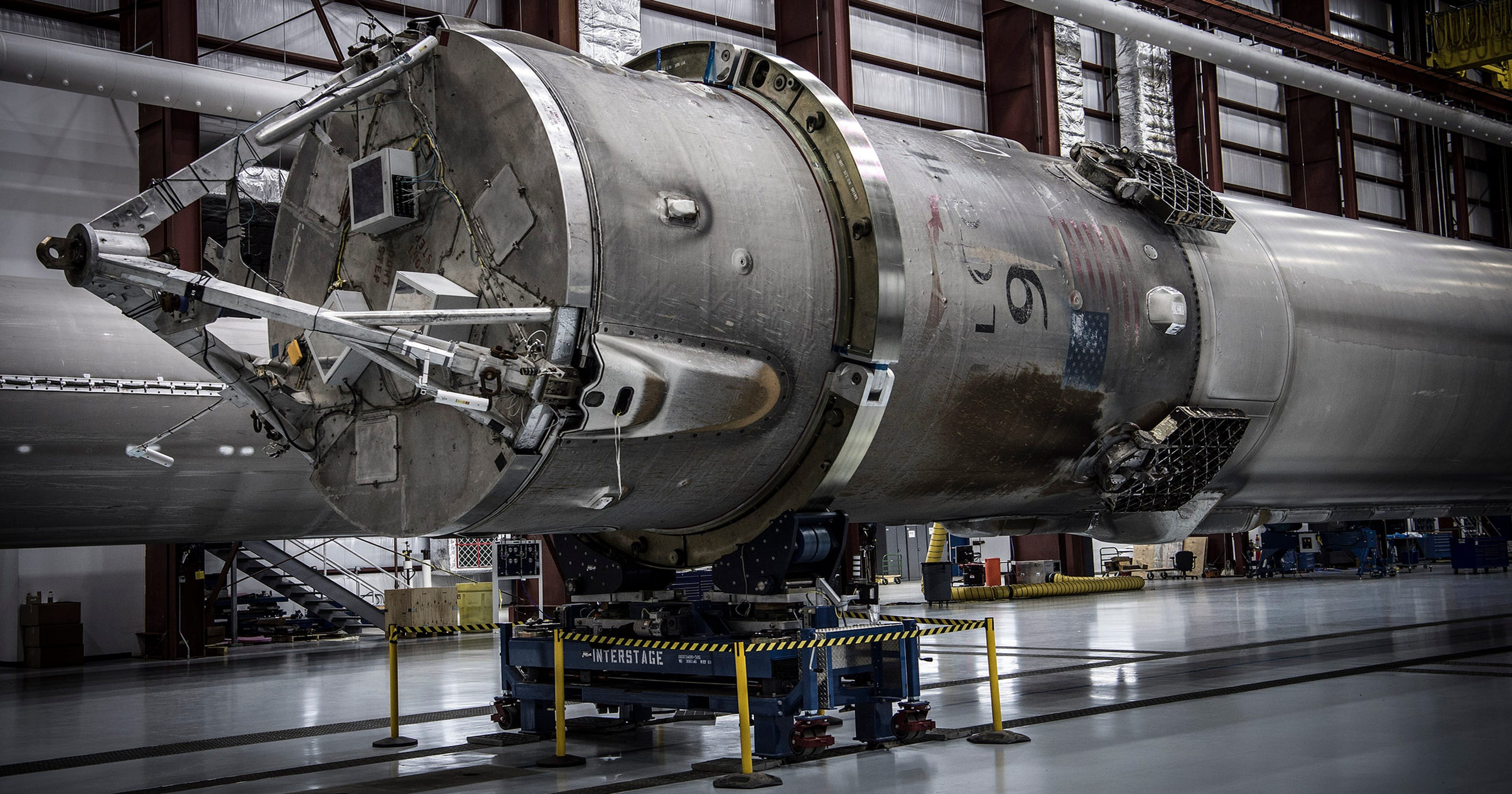 SpaceX Falcon 9 first stage booster suffered 'max' damage on landing