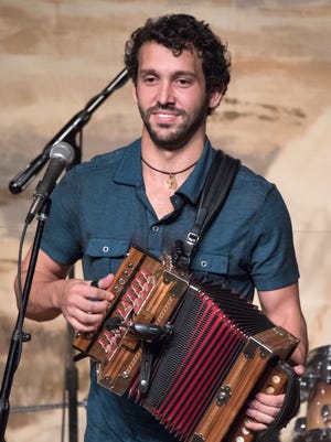 Forest Huval of Cecilia visits Acadiana Roots Oct. 27.