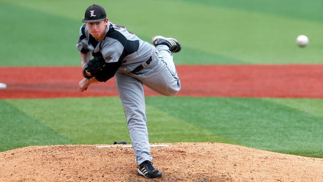 Louisville's Brendan McKay pitched seven innings and picked up the win over Fullerton.  June 7, 2015