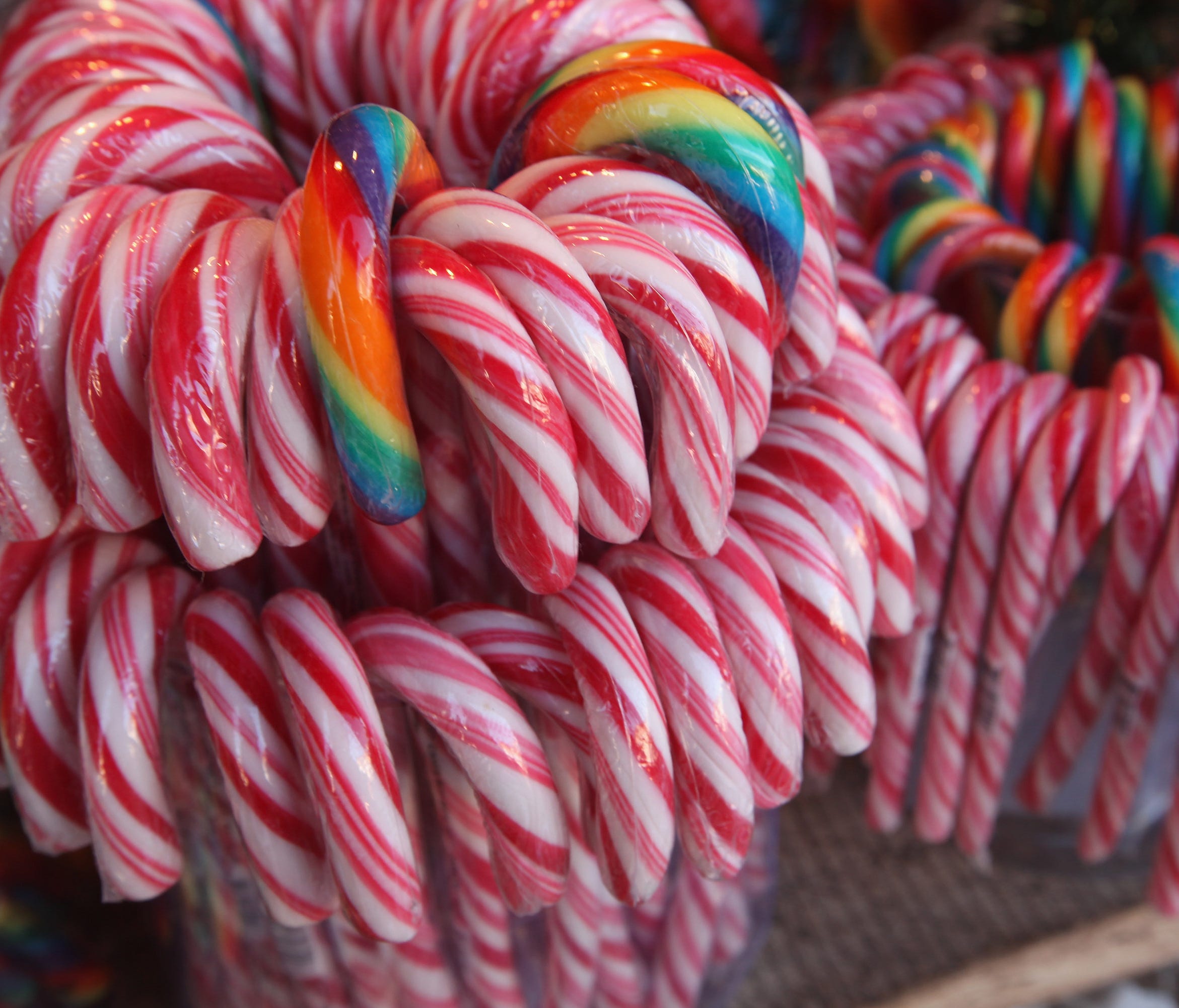 Tuesday is National Candy Cane Day.