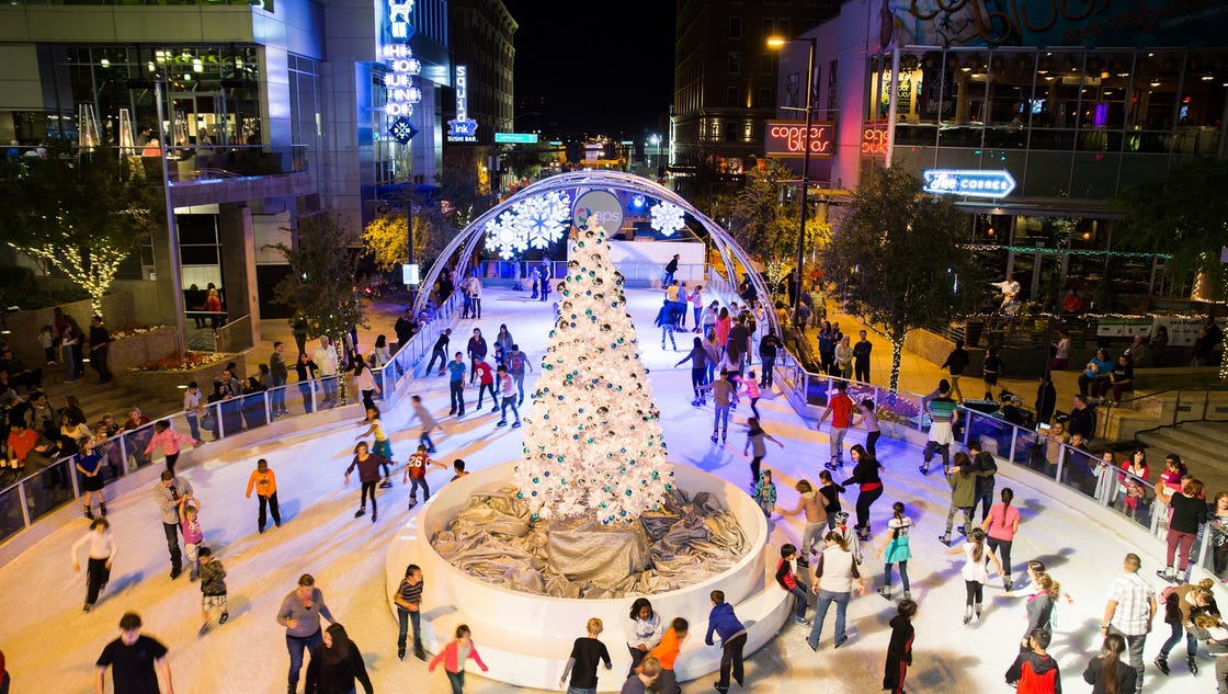 Guide to outdoor ice skating rinks around Phoenix
