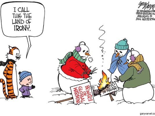 comic strip snowmen Calvin