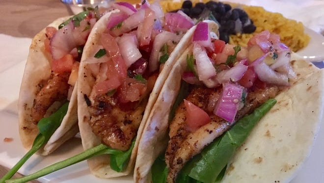 Blackened grouper tacos from 10 Twenty Five in Cape Coral.