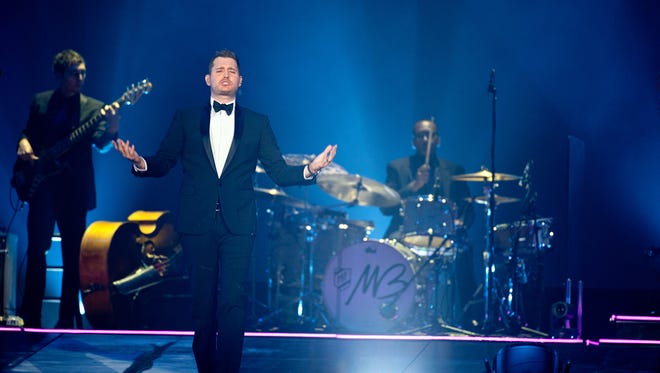 Michael Buble plays Friday at Heritage Bank Center.