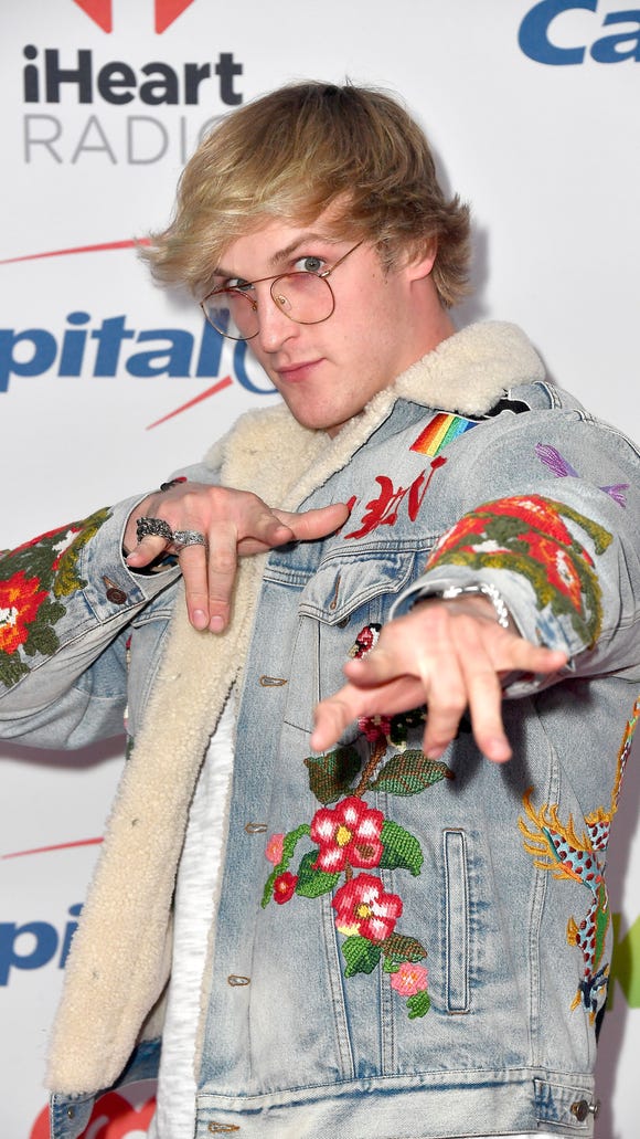 Logan Paul attends the 102.7 KIIS FM 2017 Jingle Ball presented by Capital One at the Forum on December 1, 2017 in Inglewood, California.
Credit: Frazer Harrison, Getty Images