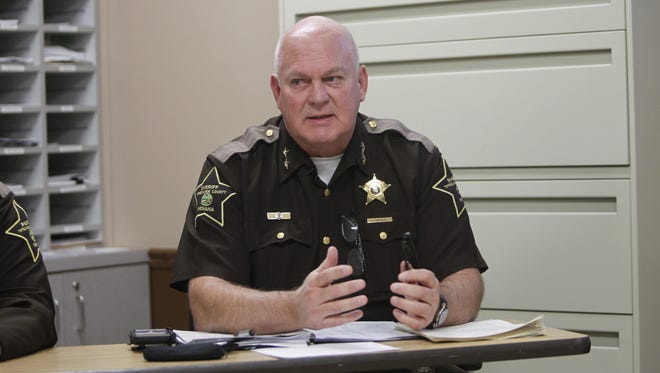 Tippecanoe County Sheriff Barry Richard discusses the break down of equipment that prevented jailers from fingerprinting inmates.