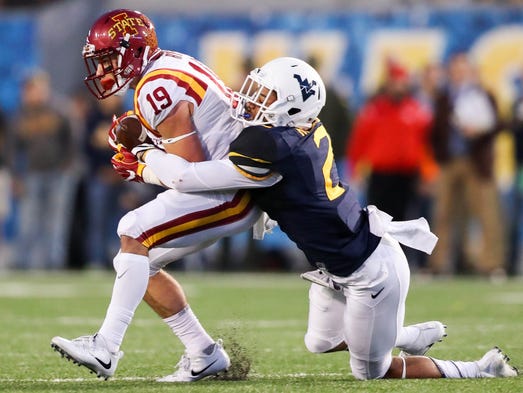 Iowa State Cyclones wide receiver Trever Ryen (19)