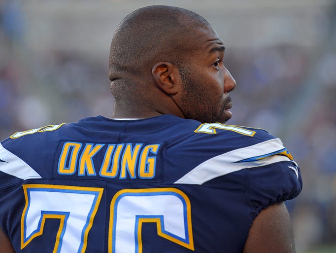 NFL's highest paid offensive linemen Russell Okung, Joe Thomas, Trent