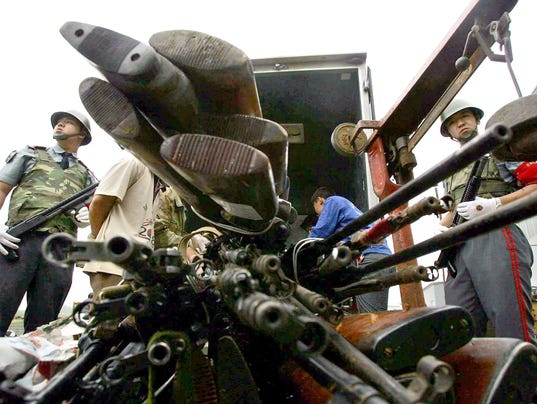 AFP CHINA-CRIME-GUNS I LAW CHN LI