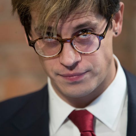 Controversial author Milo Yiannopoulos is...