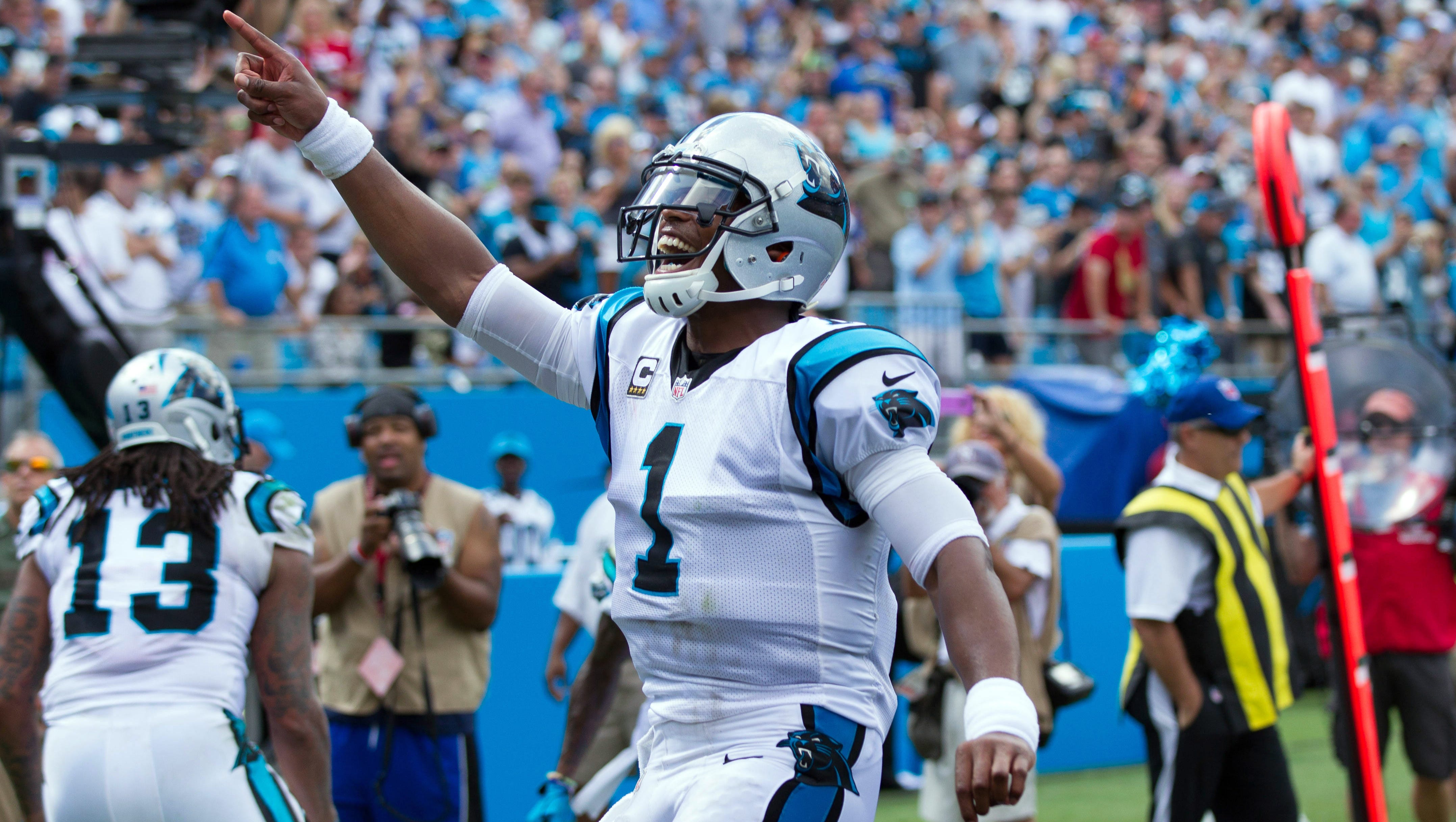 Cam Newton Sets Franchise Record Panthers Down 49ers 46 27