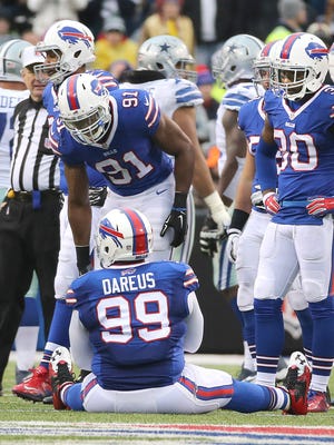 Marcell Dareus will be sitting the first four games of the NFL season.