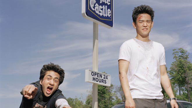 "Harold and Kumar" didn't get those White Castle burgers but the film did put Kal Penn, left, and John Cho, on the map.