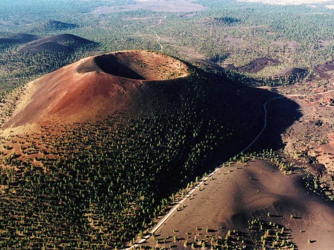 Sunset Crater volcano hike, Flagstaff AZ