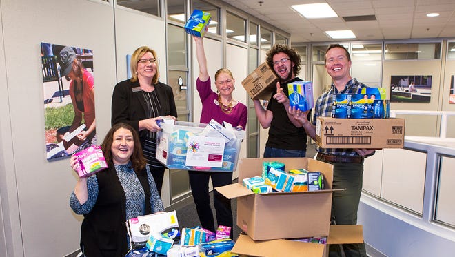 The week-long Donate. Period. Drive collected 5,000+ tampons, 4,652 pads, 429 hygiene wipes and 223 pairs of underwear for homeless women.