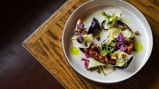 The octopus appetizer has been on the menu at the Common Lot since it opened